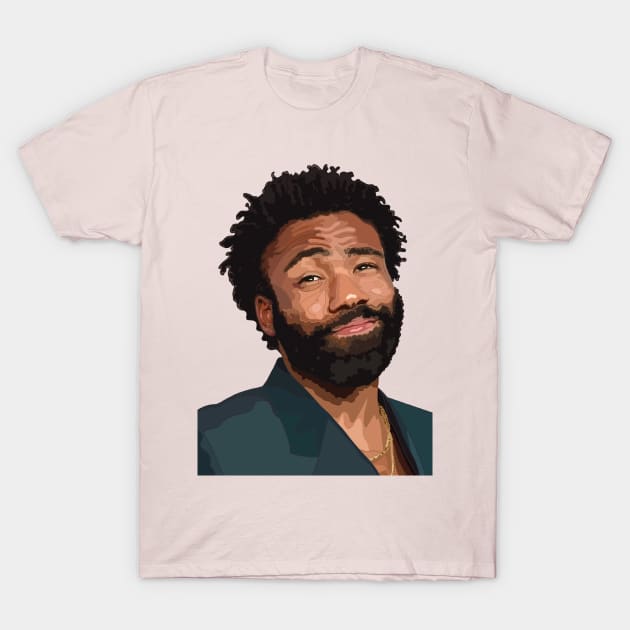 Childish Gambino Original Fan Art T-Shirt by HAPHEART.COM